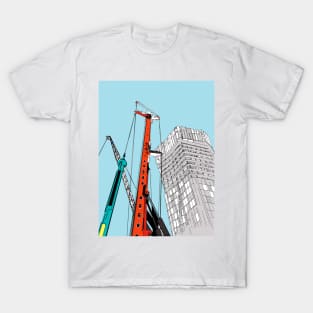 Blackfriars construction architectural sketch T-Shirt